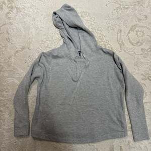 Splendid Heather Gray Tie Front Pullover‎ Hoodie
